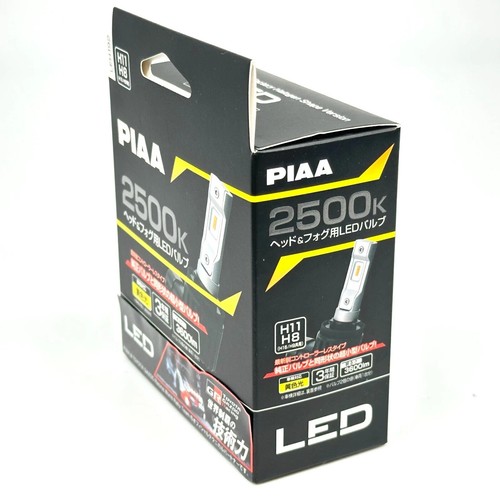 PIAA LEH192 LED Headlights foglights Bulb H8 H9 H11 12V 18W Yellow2500K 3600lm - Picture 8 of 10