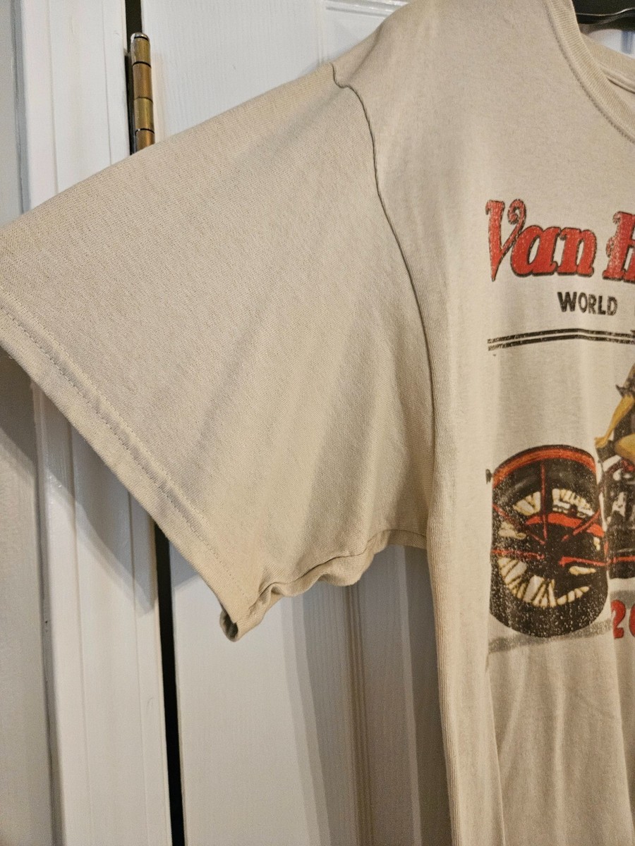 Rare 2012 VAN HALEN World Tour Concert T-Shirt Size Large