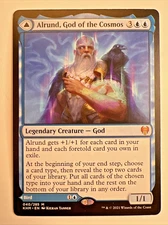 Alrund, God of the Cosmos // Hakka, Whispering Raven (040) Kaldheim KHM MTG
