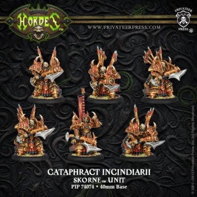 HORDES: SKORNE, Cataphract Incindiarii UNIT BOX (PIP 74074)