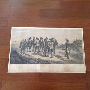 MARCH OF MILES STANDISH (J.E. Baker) Armstrong & Colith 43 Bristol St. Boston