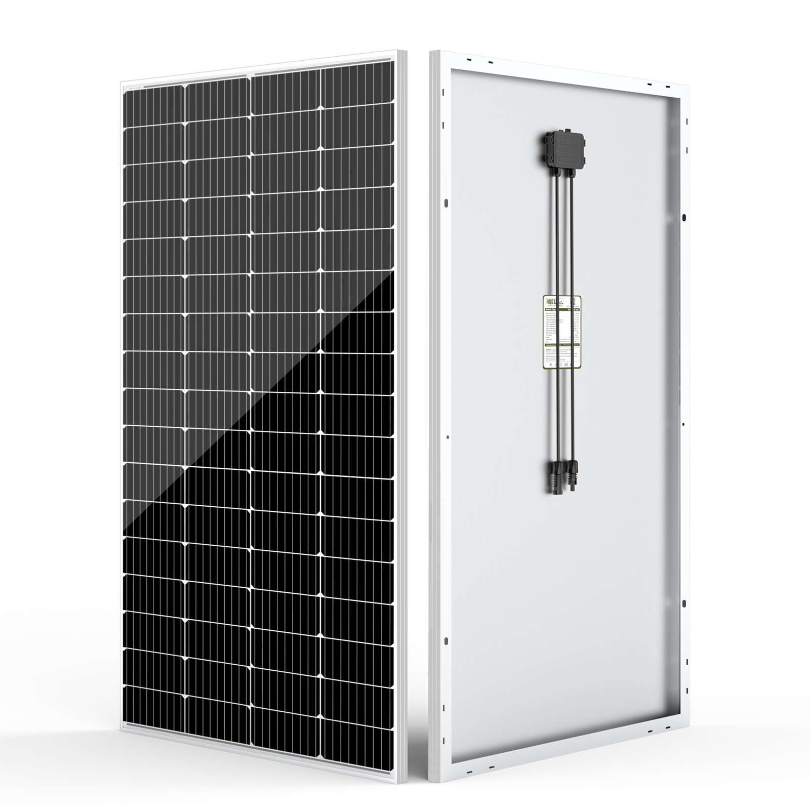 HQST 100W 190W 200W 12V Mocrystalline Solar Panel Off Grid R