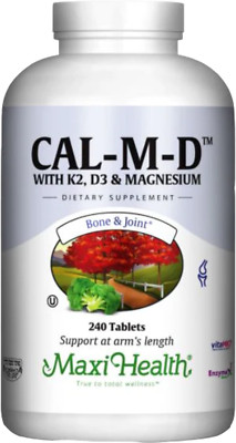 Maxi Health Cal-M-D Calcium with K2- D3 & Magnesium - 240 Tablets | eBay