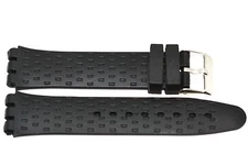 19MM BLACK SOFT SILICONE RUBBER SPORT WATCH BAND STRAP FITS SWATCH S540