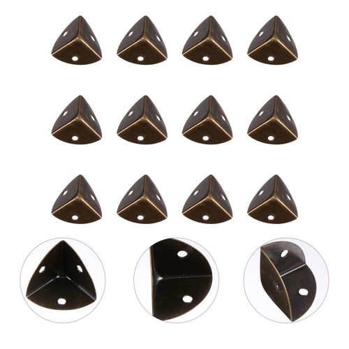 12 Pcs Schrank Protektoren Guards Vintage Messing Box Möbel Hardwares