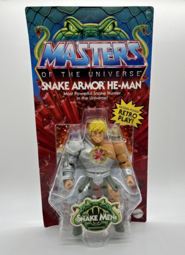 Figurine Masters of The Universe Origins Snake Armor He-Man MOTU Serpent Hommes 2023 - Photo 1/6