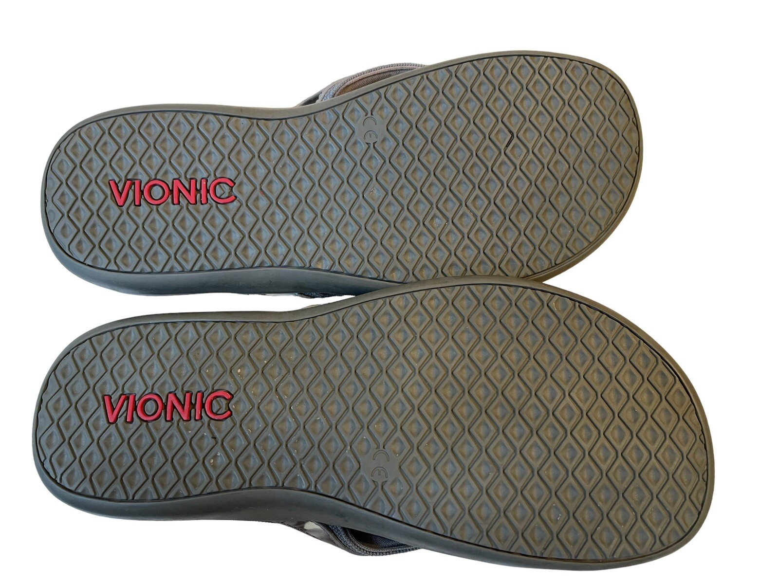 VIONIC LIGHT GRAY SANDALS WITH MARBLE DESIGN STRA… - image 11