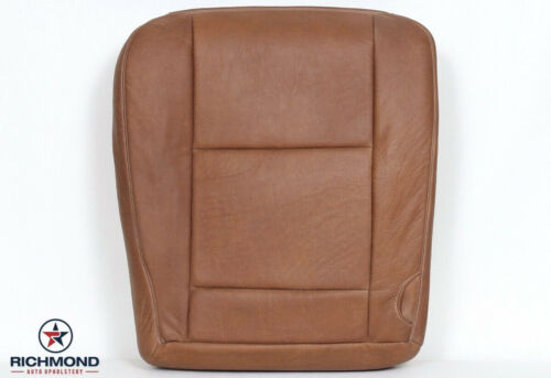 03 04 05 06 07 Ford F250 King Ranch Driver Side Bottom Brown Leather Seat Cover - 04 F250 King Ranch Seat Covers