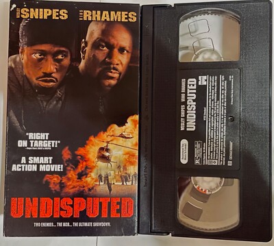 VHS Undisputed, Wesley Snipes Ving Rhames Crime Thriller
