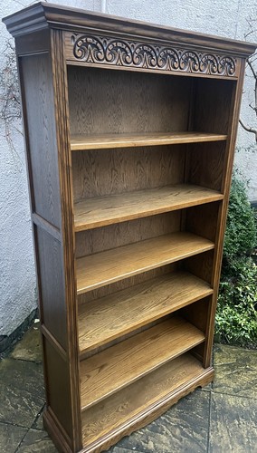 MODERN OAK OLD CHARM BOOKCASE VERY CLEAN COLOUR CODE LIGHT OAK WE DELIVER - Picture 7 of 14