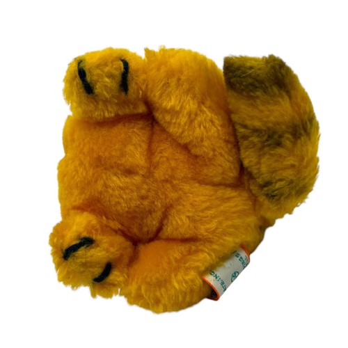 Garfield 5” Plush Sitting Stuffed Animal Orange Fat Car Vintage Dakin 1981 - Picture 5 of 6