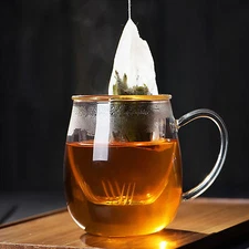 100/500/1000 Durable Reusable White Non-Woven Empty Drawstring Tea Filter Bags