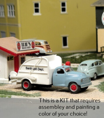 HO 1:87 Sylvan V-415 - 1949-53 Studebaker w/Heil Colecto-Pak Refuse Body-KIT