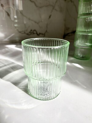 Fluted Drinking Glass: Stylish Elegance for Every Occasion