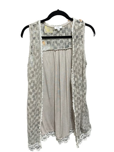 Umgee Cardigan Kimono Duster Womens S Boho Hippie Peasant Fairy Y2K 90s Festival