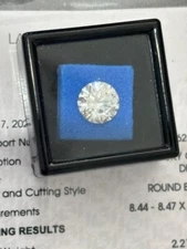 2.21ct Round Lab Grown Loose Diamond IGI Certified F/VVS2