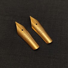 Set of 2 Vintage Ambitious No.5 Fountain Pen Nibs