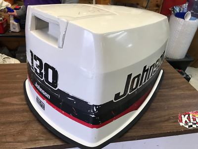1997 Johnson 120 130 Hp 2 Stroke Hood Top Cowl Cowling Shroud Freshwater Mn Ebay
