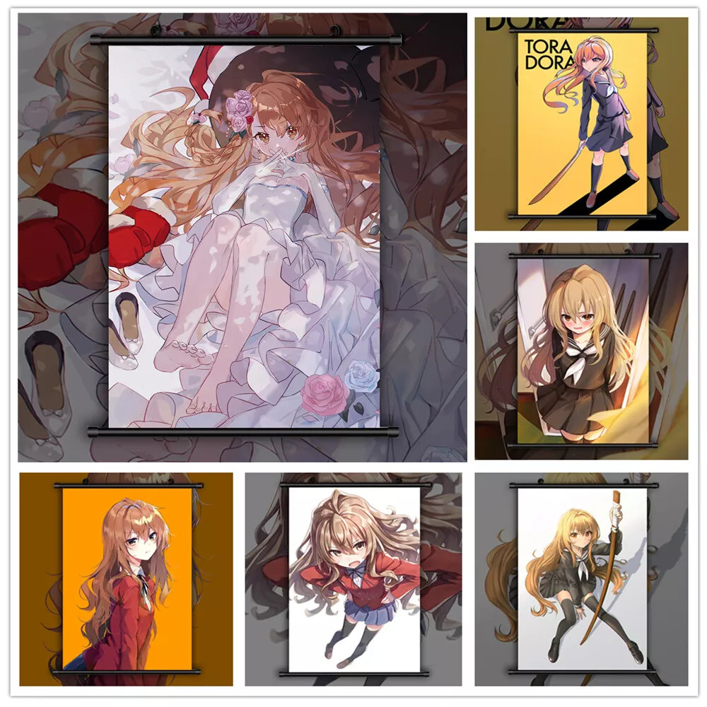 Toradora! Anime HD Canvas Print Wall Poster Scroll Room