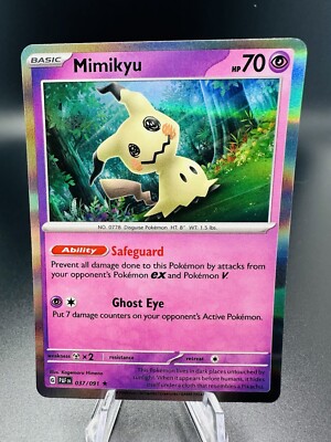 Pokemon TCG - Holo Mimikyu 37/91 - Paldean Fates 2024 | eBay
