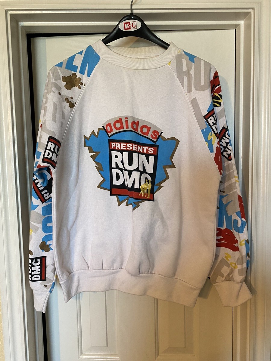 True Vintage Adidas RUN DMC “Hollis Crew” Sweatshirt | eBay