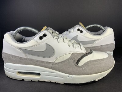 Nike Air Max 1 Inside Out Wolf Grey Black White Mens Size 10.5 Rare AH8145-113