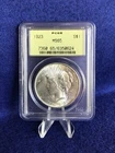 1923 Peace Dollar $1 *PCGS MS65 Gem Brilliant Unc* OGH Old Green Holder Gen 3.0