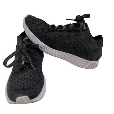 NoBull Shoes Mens 8 Diamond Knit Runners Charcoal Gray Athletic Gym Workout