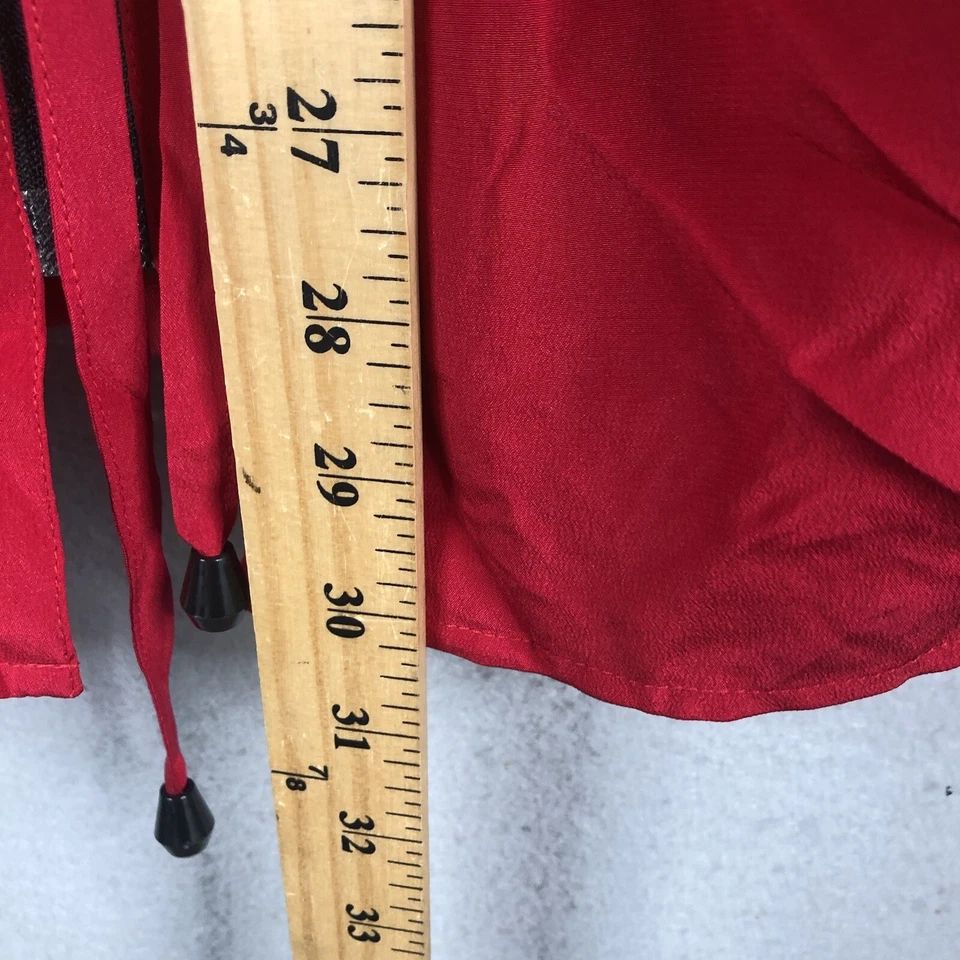 Bob Mackie Jacket Womens Small Red Black 100% Silk Art To Wear Office Event - Image 4 of 4