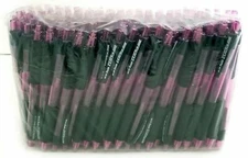 NEW Pentel 144 x Click-N-Go Ballpoint Pen Black INK Pink Barrel Retractable BULK