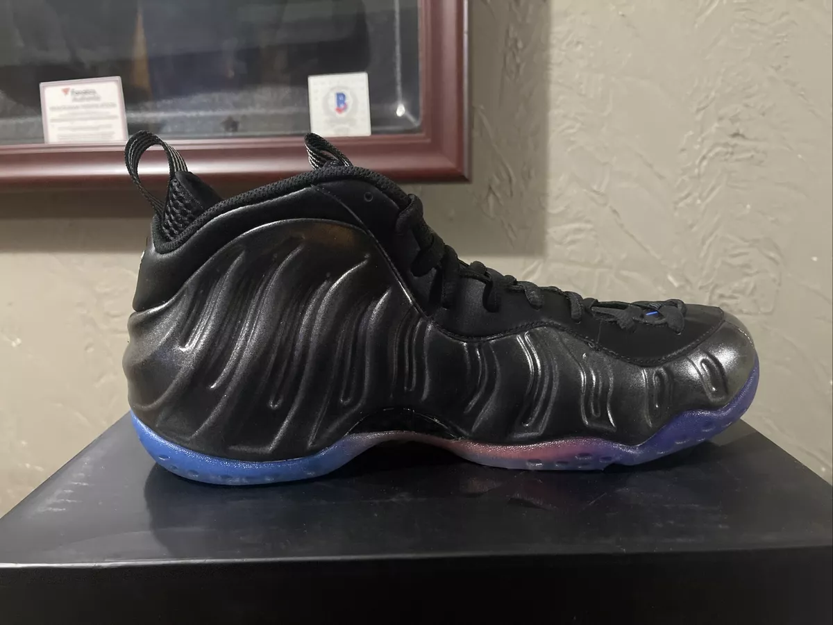 NIKE AIR FOAMPOSITE ONE QS MEN S BLACK ROYAL ORANGE CU8063 001 Size 10