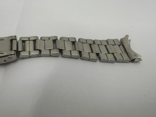 Original Rolex 7835 Bracelet band Steel Oyster endlinks 357 Vintage 19MM - Picture 7 of 7