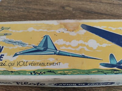 Planeur Modèle Réduit à Assembler – Le Condor – L'Avion De France – 1960s Orange