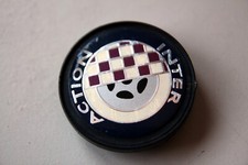 Rare moyeu cache cache cache centre de roue en alliage noir INTER ACTION BBS ...