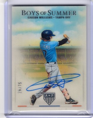 2024 National Treasures Boys Of Summer Carson Williams BOS-CW On Card ...