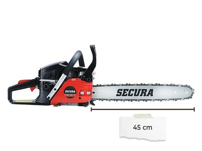 SECURA 4x Sägekette + Schwert 50cm 3/8 1,5 72 TG Kompatibel Mit Husqvarna Jonsered Motorsägen