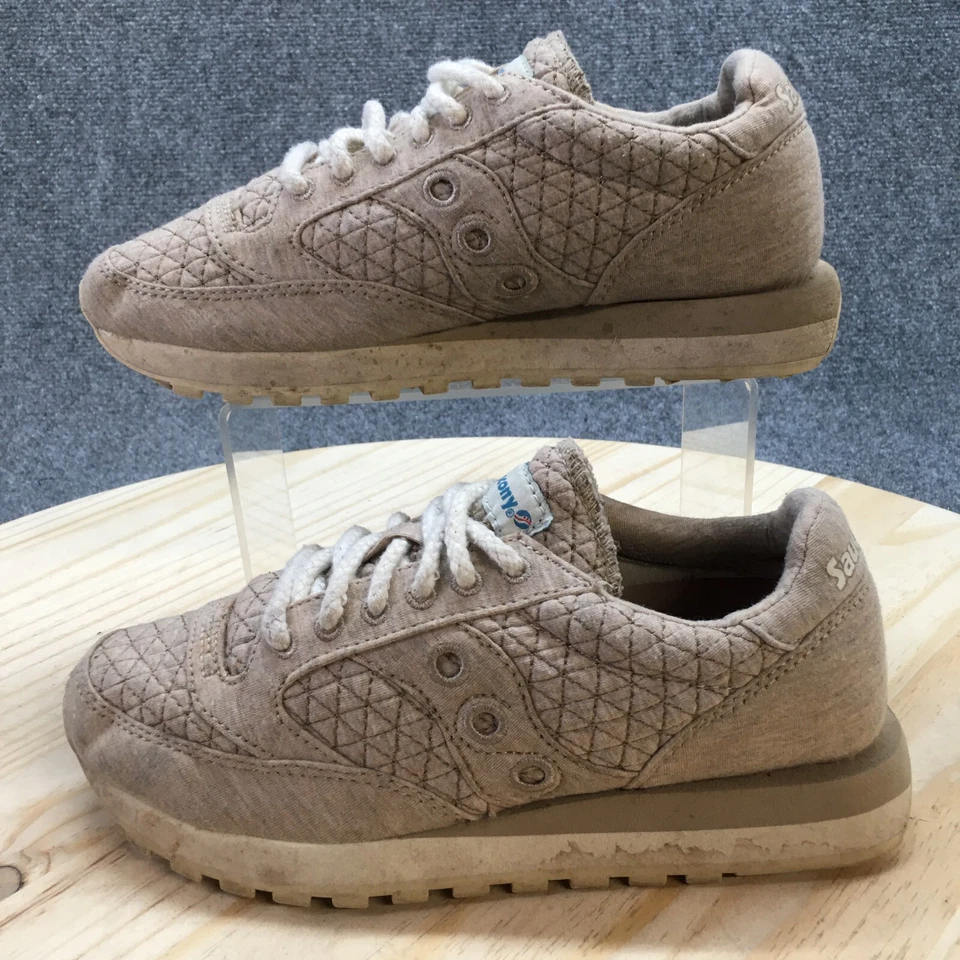 Tênis Saucony Feminino 6.5 Jazz Original Conforto para Caminhada S60295 8 Bege - Imagem 2 de 4