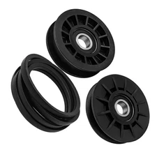 756-05032 Deck Flat V-Idler Pulley Drive Belt Kit Fit Cub Cadet Mtd 756-05024