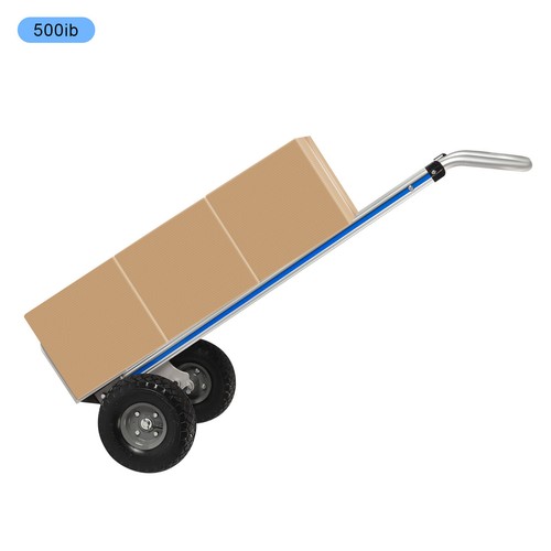 Carrello carrello portapacchi alluminio capacità 500 libbre trasporto pesante camion manuale - Foto 4 di 18