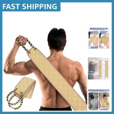 Durable Dual Handles 38.5 Inch Exfoliating Back Scrubber for Effortless Cleaning