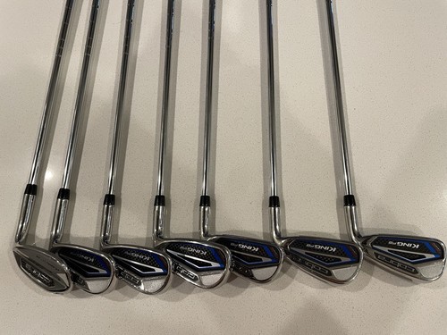 PRISTINE Cobra F8 One Length Irons 5-GW, Regular R Flex Steel Smart Shafts Golf - Picture 2 of 10