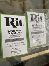 Lot Of 10 RIT Whitner And Brightener Laundry Treatment  