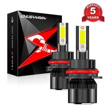 2-sides 9007 Hb5 Led Headlight Super Bright Bulbs Kit Highlow Beam 6000k White