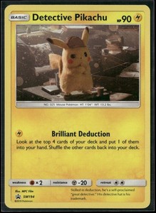 Detective Pikachu Movie Card