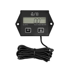 Small Engine Tachometer Hour Meter Digital Inductive Waterproof 2 4 Stroke Motor