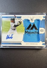 2021 Panini National Treasures - Rookie Material Signatures Jazz Chisholm...