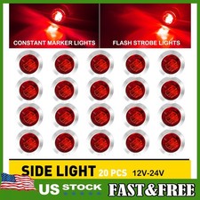 1020x 34 Led Strobesteady Marker Lights 12v 24v Dual Function Waterproof