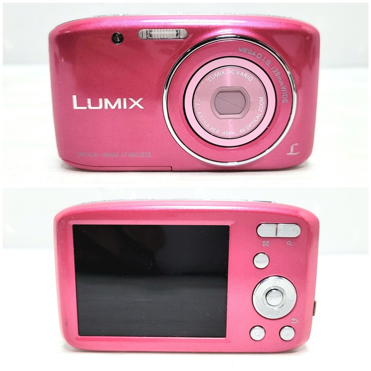 Panasonic LUMIX DMC-S2 Pink Compact Digital Camera Mint Tested