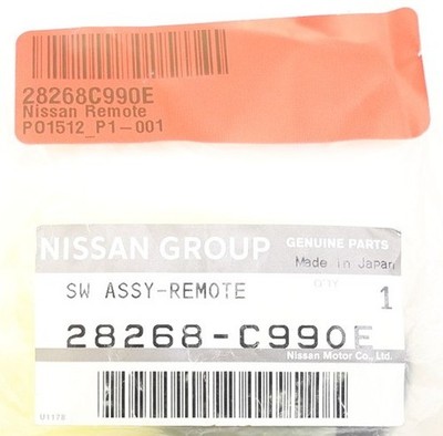 Genuine OEM Keyless Entry Transmitter for Nissan 28268C990E for