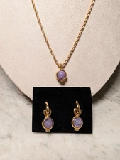 Joan Rivers Classics Collection Interchangeable Earring & Necklace Set 10 Colors